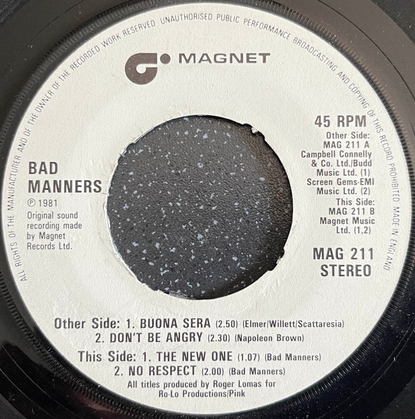 Bad Manners - Special 'R 'n' B' Party Four E.P. - Used Vinyl Record 7 image 1