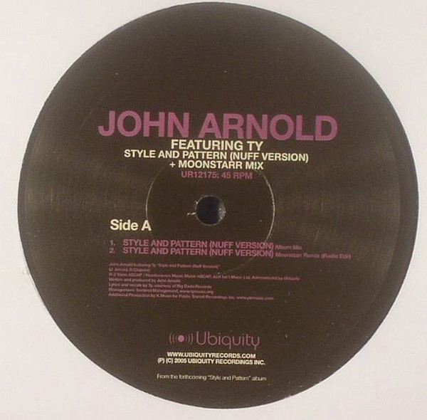 John Arnold - Sle And Pattern (Nuff Version) - Used Vinyl Record 12" image 1