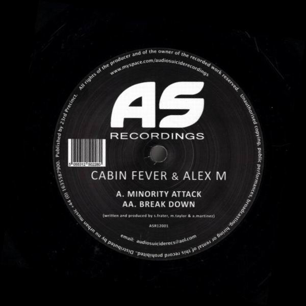 Cabin Fever - Minority Attack / Break Down - Vinyl Record 12" image 1