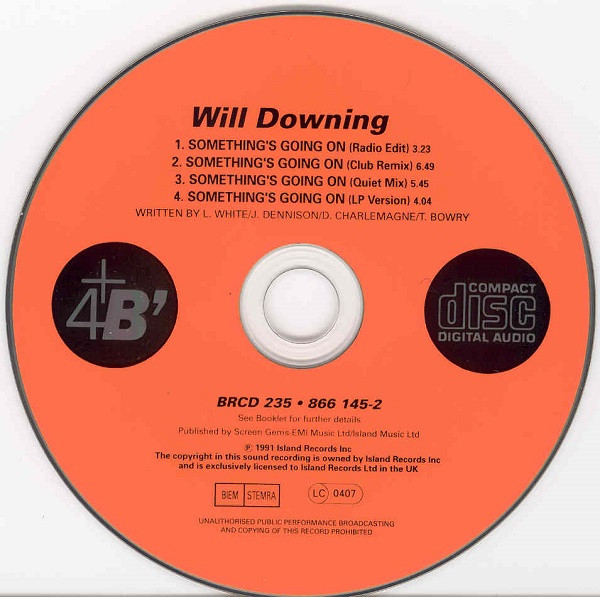 Will Downing - Something's Going On - Used CD image 1