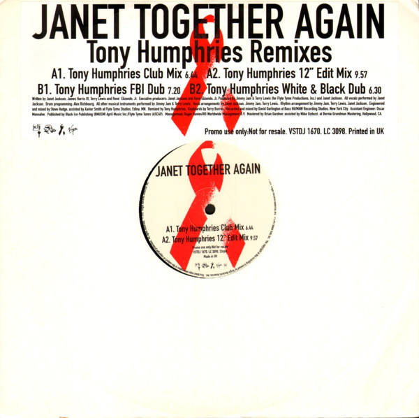 Janet Jackson - Together Again - Used Vinyl Record 12" image 1