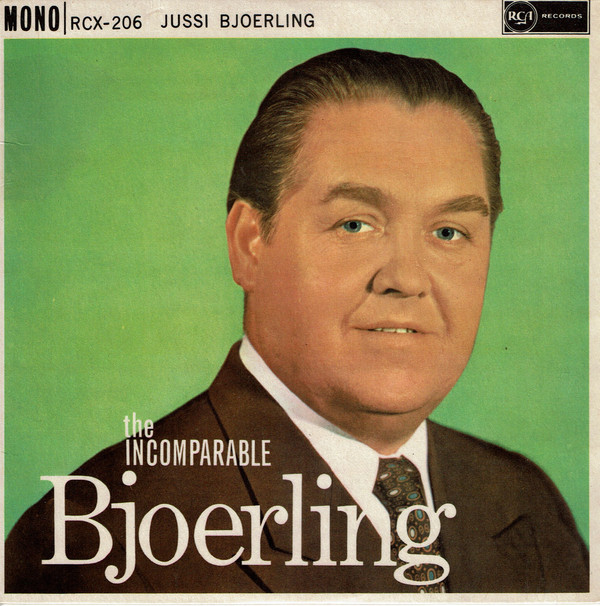 Jussi Bjorling - Incomparable Bjoerling - Used Vinyl Record 7" image 1