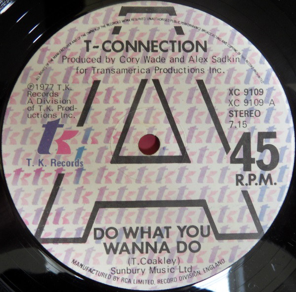 T-Connection - Do What You Wanna Do - Used Vinyl Record 12" image 1