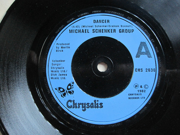 Michael Schenker Gro - Dancer - Used Vinyl Record 7" image 1