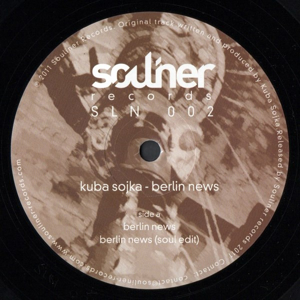 Kuba Sojka - Berlin News - Vinyl Record 12" image 1