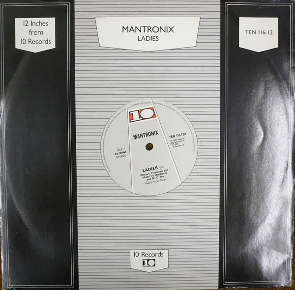Mantronix - Ladies - Used Vinyl Record 12" image 1