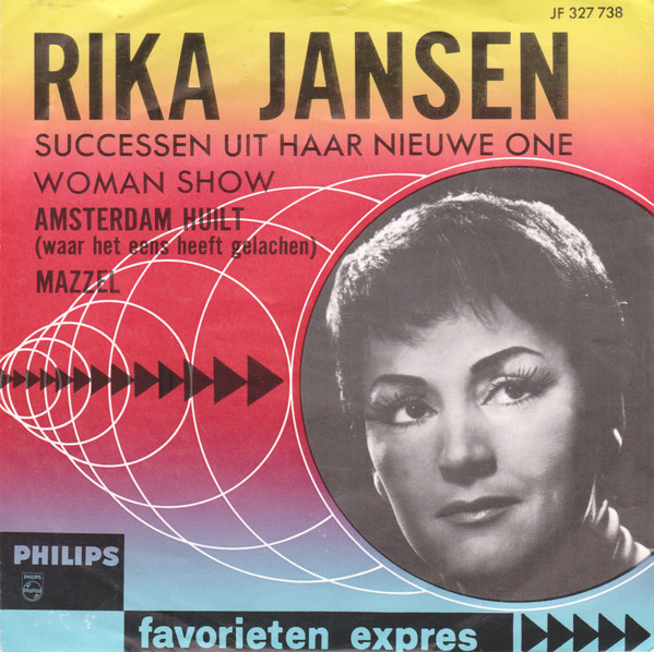 Rika Jansen - Amsterdam Huilt (Waar Het Eens Heeft Gelachen) / Mazzel - image 1