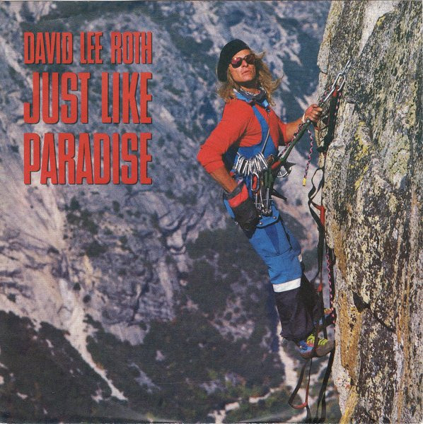 David Lee Roth - Just Like Paradise - Used Vinyl Record 7" image 1