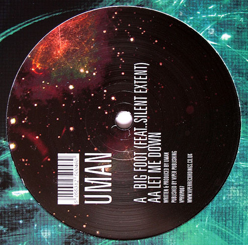 Uman - Big Foot / Let Me Down - Vinyl Record 12" image 1