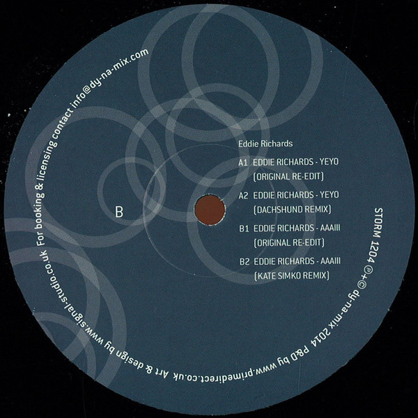 Eddie Richards - Yeyo / Aaaiii - Vinyl Record 12" image 1