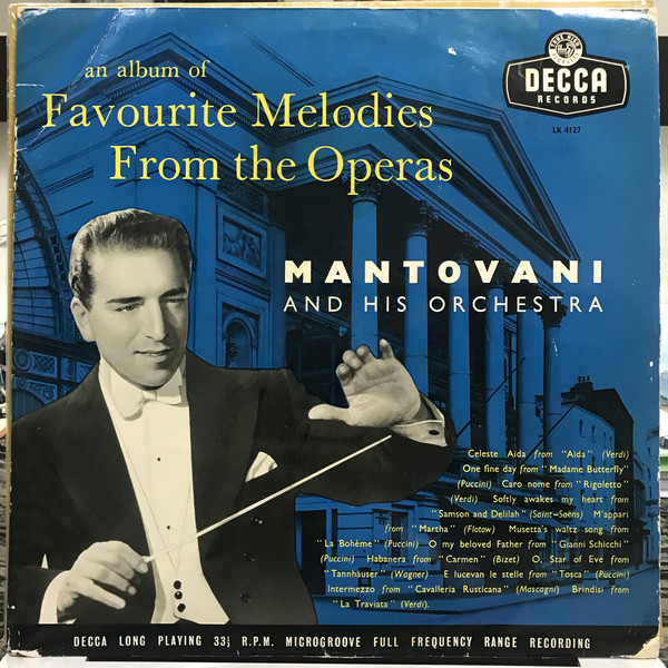 Mantovani And His Or - Favourite Melodies From The Operas - Used Viny image 1