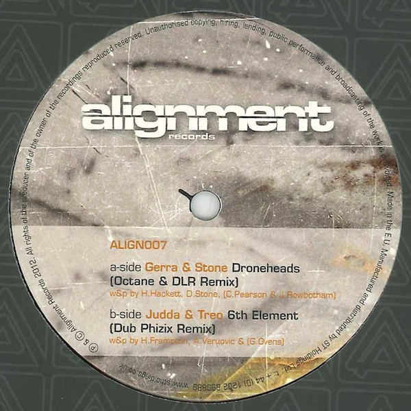 Gerra & Stone - Droneheads (Octane & DLR Remix) / 6th Element (Dub Ph image 1