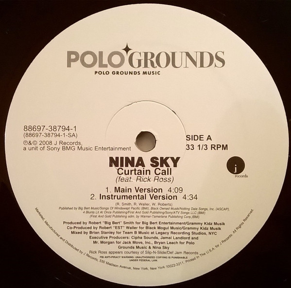 Nina Sky - Curtain Call - Vinyl Record 12" image 1