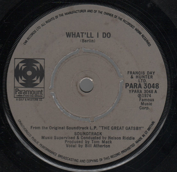Nelson Riddle - What 'll I Do - Used Vinyl Record 7" image 1