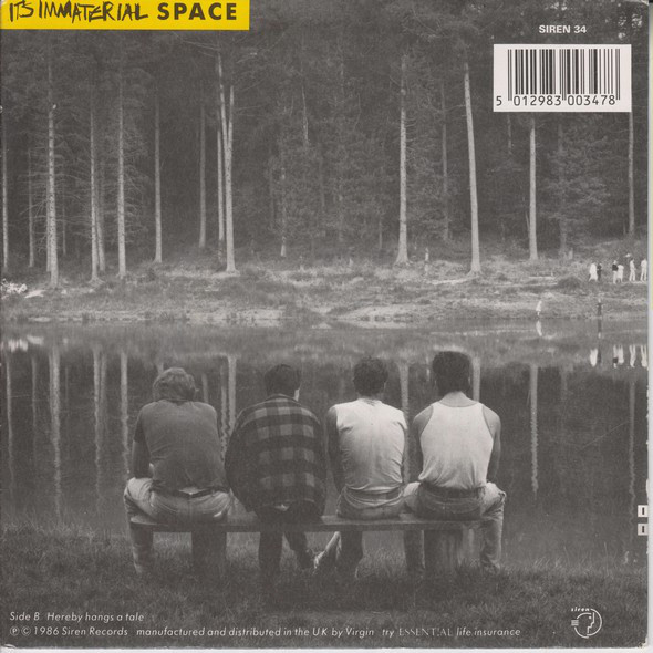It's Immaterial - Space - Used Vinyl Record 7" image 1