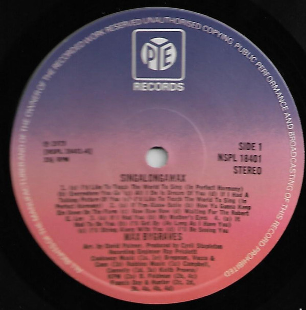 Max Bygraves - Singalongamax - Used Vinyl Record image 1