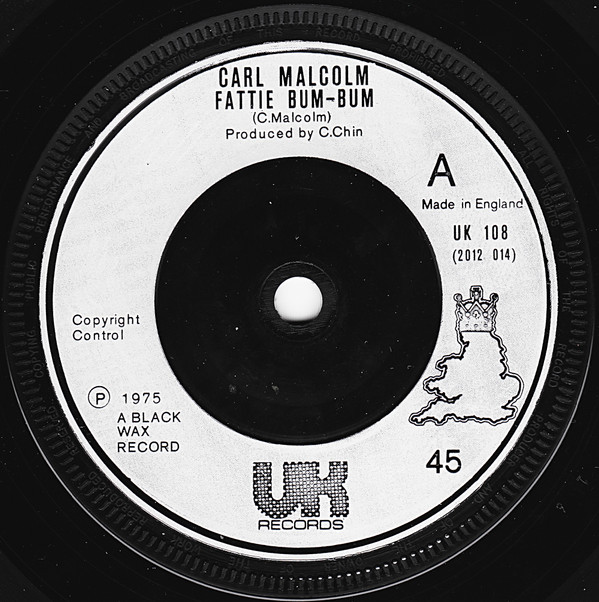 Carl Malcolm - Fattie Bum-Bum / Bum-Bum Situation - Used Vinyl Record image 1