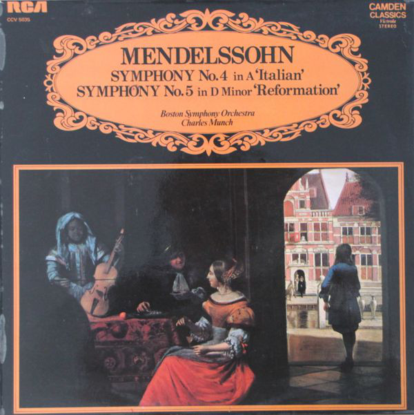 Felix Mendelssohn-Ba - Symphony No. 4 In A 'Italian' / Symphony No. 5 image 1