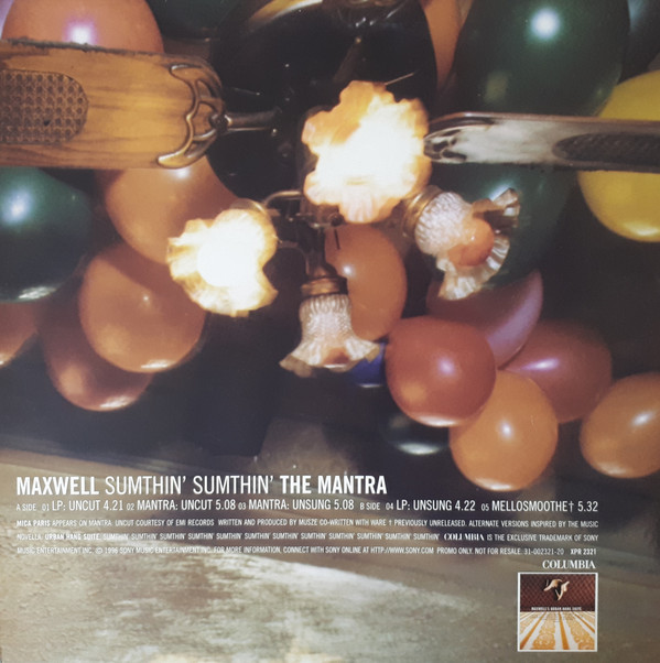 Maxwell - Sumthin' Sumthin' The Mantra - Used Vinyl Record 12" image 1