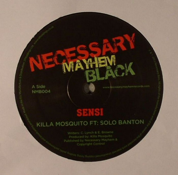 Killa Mosquito - Sensi / Brick Lane - Vinyl Record 12" image 1