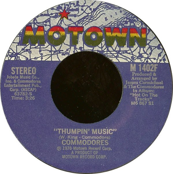 Commodores - Thumpin' Music / Just To Be Close To You - Used Vinyl Re image 1