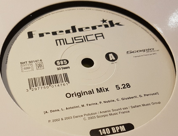 Frederik - Musica - Vinyl Record 12" image 1