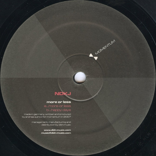 NDKj - More Or Less - Vinyl Record 12" image 1