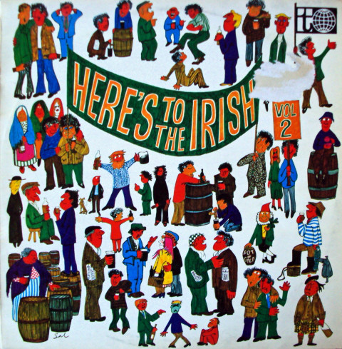 Various - Here's To The Irish (Vol 2) - Used Vinyl Record image 1