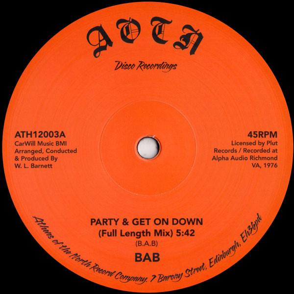 Big Apple Band - Party & Get On Down - Vinyl Record 12" image 1