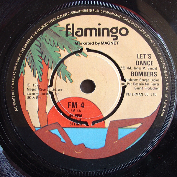 Bombers - Let's Dance / Shake - Used Vinyl Record 7" image 1