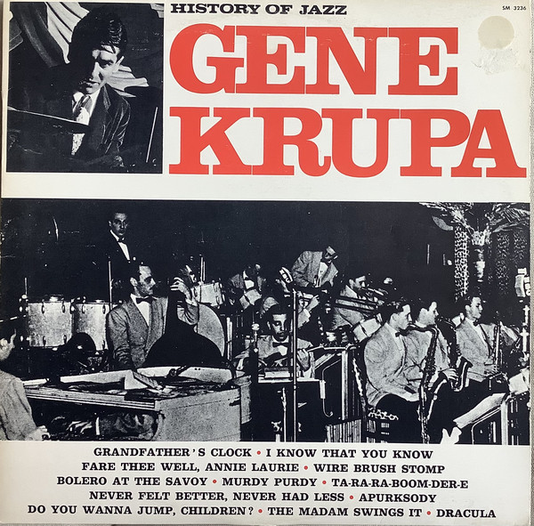 Gene Krupa - History Of Jazz - Used Vinyl Record image 1