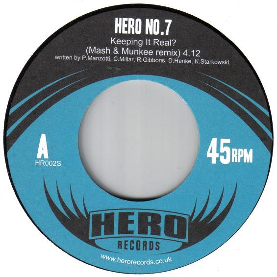 Hero No.7 - Keeping It Real? ( Remix) - Vinyl Record 7" image 1