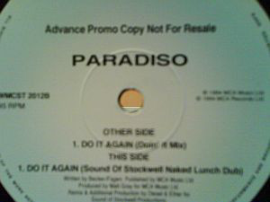 Paradiso - Do It Again - Used Vinyl Record 12" image 1
