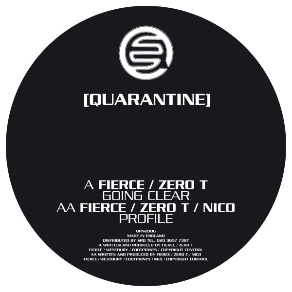 Fierce - Going Clear / Profile - Vinyl Record 12" image 1