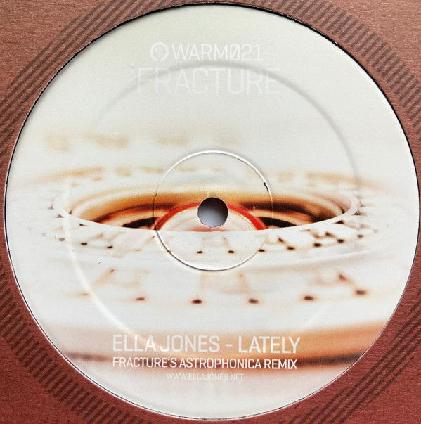 Ella Jones - Lately ('s Astrophonica Remix) / Tunnel Track - Vinyl Re image 1