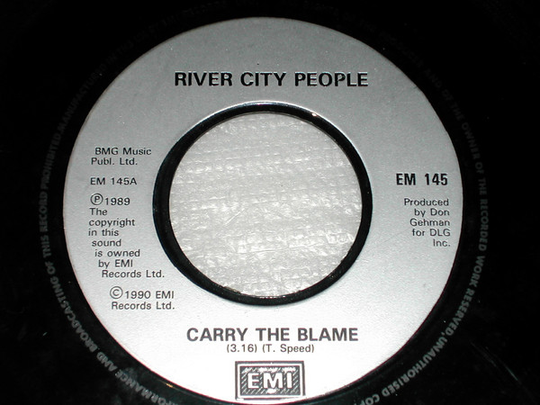 River City People - Carry the Blame - California Dreamin' - Used Vinyl image 1