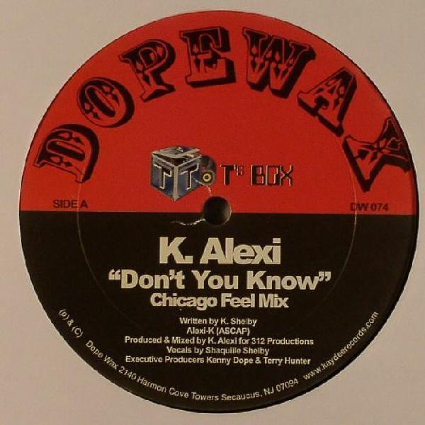 K-Alexi - Don't You Know - Vinyl Record 12" image 1