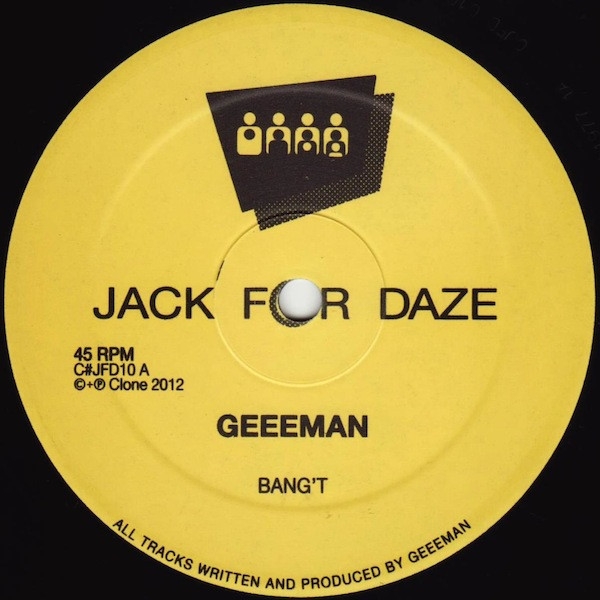 Geeeman - Bang't / Fire Extinguisher - Vinyl Record 12" image 1