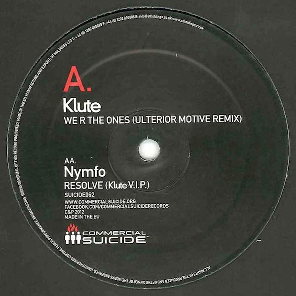 Klute - We R The Ones (Ulterior Motive Remix) / Resolve ( V.I.P.) - V image 1