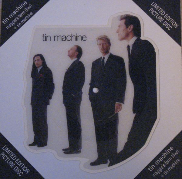 Tin Machine - Maggie's Farm (Live) / - Used Vinyl Record 7" image 1
