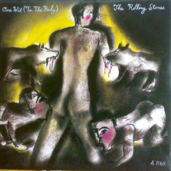Rolling Stones - One Hit (To The Body) - Used Vinyl Record 7" image 1