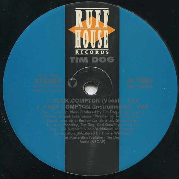 Tim Dog - uck Compton - Used Vinyl Record 12" image 1