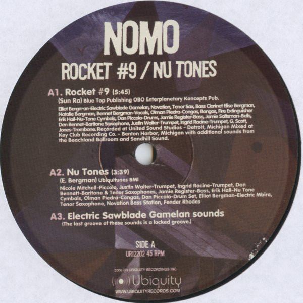 NOMO - Rocket #9 / Nu Tones - Vinyl Record 12" image 1