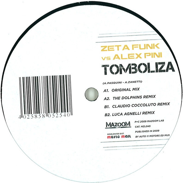 Zeta Funk - Tomboliza - Vinyl Record 12" image 1