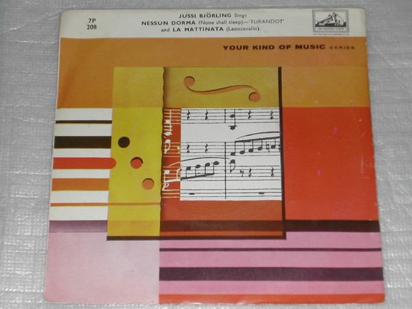 Jussi Bjorling - Nessun Dorma - Used Vinyl Record 7" image 1