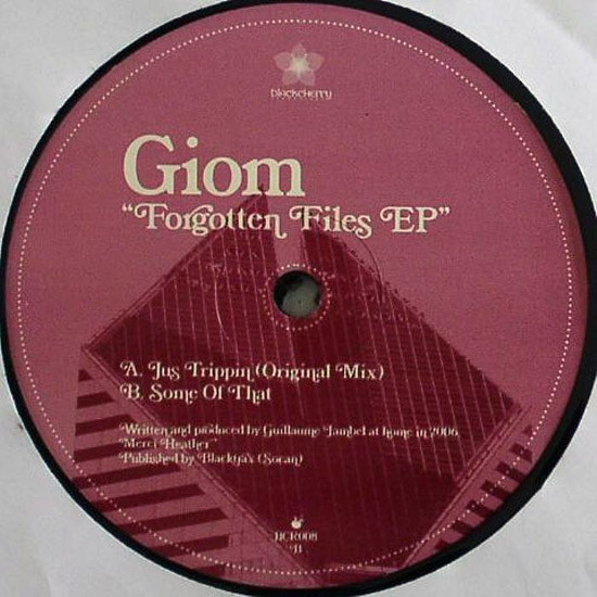Giom - Forgotten Files EP - Vinyl Record 12" image 1
