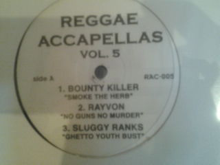 Various - Reggae Accapellas Vol. 5 - Vinyl Record 12" image 1