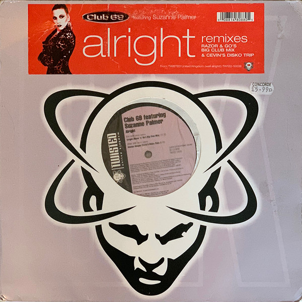Club 69 - Alright (Remixes) - Used Vinyl Record 12" image 1