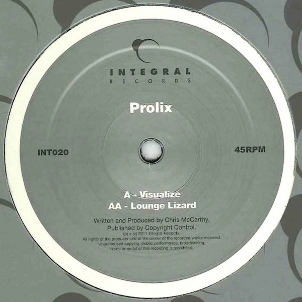 Prolix - Visualize / Lounge Lizard - Vinyl Record 12" image 1