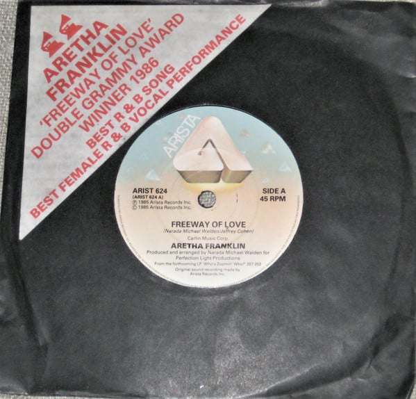 Aretha Franklin - Freeway Of Love - Used Vinyl Record 7" image 1